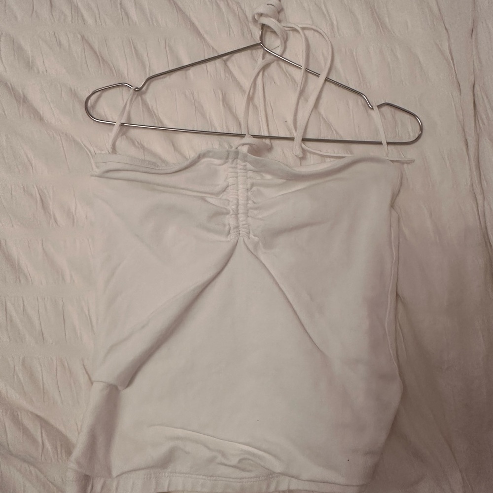 White Aritzia Chill Virginia Top